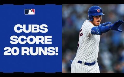 Cubs GO OFF for 20 runs and 7 homers in big matchup with Reds!