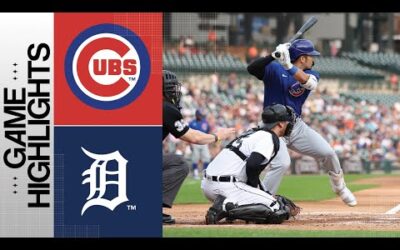 Cubs vs. Tigers Game Highlights (8/21/23) | MLB Highlights