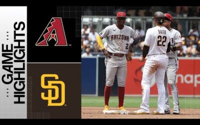 D-backs vs. Padres Game 1 Highlights (8/19/23) | MLB Highlights