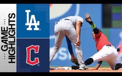 Dodgers vs. Guardians Game 1 Highlights (8/24/23) | Game Highlights