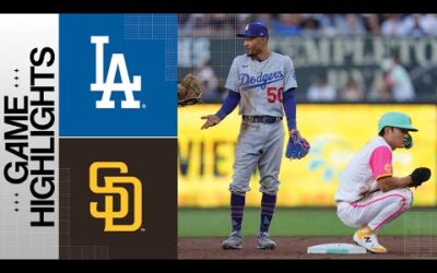 Dodgers vs. Padres Game Highlights (8/4/23) | MLB Highlights