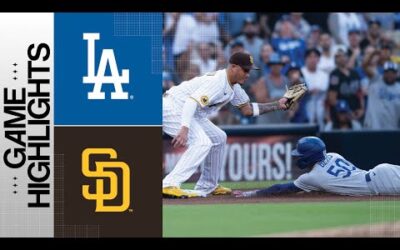 Dodgers vs. Padres Game Highlights (8/5/23) | MLB Highlights