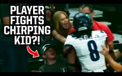 Football player goes after kid in the stands, a breakdown