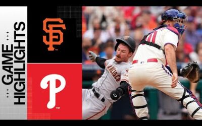 Giants vs. Phillies Game Highlights (8/23/23) | MLB Highlights