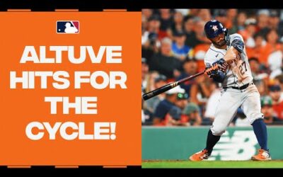 Jose Altuve hits for the 9th cycle in Astros history!