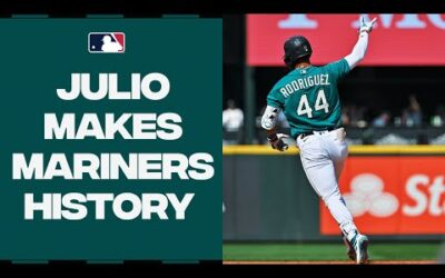 JULIOOOO!! J-Rod becomes the fastest player in Mariners history to reach 50 home runs!