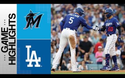 Marlins vs. Dodgers Game 2 Highlights (8/19/23) | MLB Highlights