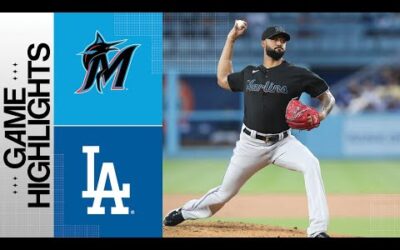 Marlins vs. Dodgers Game Highlights (8/18/23) | MLB Highlights