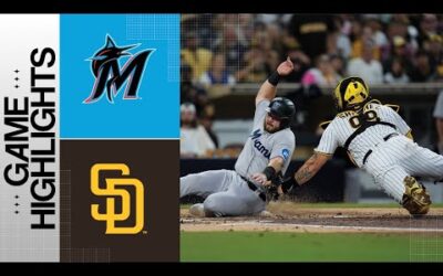 Marlins vs. Padres Game Highlights (8/22/23) | MLB Highlights