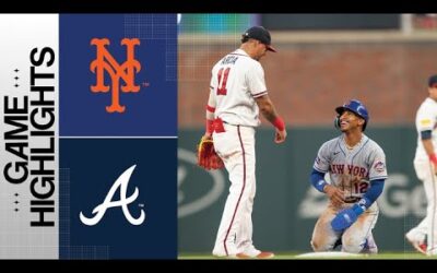 Mets vs. Braves Game Highlights (8/22/23) | MLB Highlights