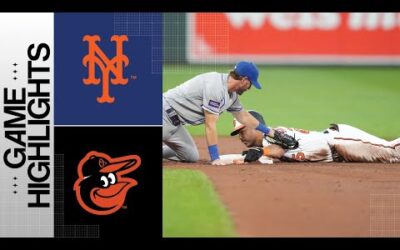 Mets vs. Orioles Game Highlights (8/5/23) | MLB Highlights