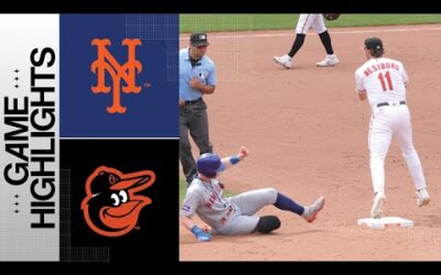 Mets vs. Orioles Game Highlights (8/6/23) | MLB Highlights