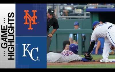 Mets vs. Royals Game Highlights (8/1/23) | MLB Highlights