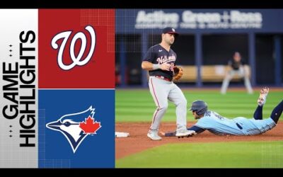 Nationals vs. Blue Jays Game Highlights (8/28/23) | MLB Highlights