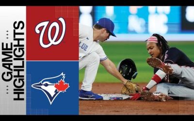 Nationals vs. Blue Jays Game Highlights (8/29/23) | MLB Highlights