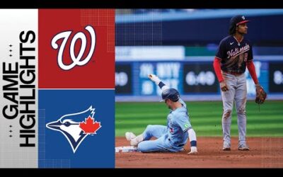 Nationals vs. Blue Jays Game Highlights (8/30/23) | MLB Highlights