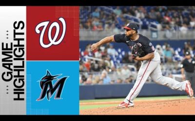 Nationals vs. Marlins Game Highlights (8/25/23) | MLB Highlights