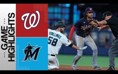 Nationals vs. Marlins Game Highlights (8/27/23) | MLB Highlights