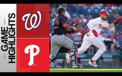 Nationals vs. Phillies Game 1 Highlights (8/8/23) | MLB Highlights