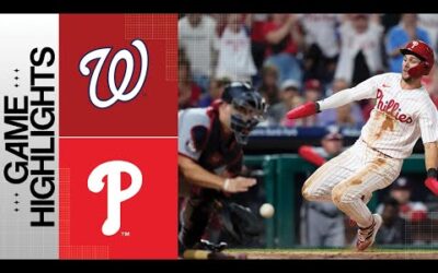 Nationals vs. Phillies Game 2 Highlights (8/8/23) | MLB Highlights