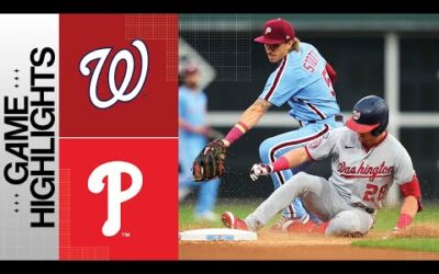 Nationals vs. Phillies Game Highlights (8/10/23) | MLB Highlights