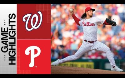 Nationals vs. Phillies Game Highlights (8/9/23) | MLB Highlights