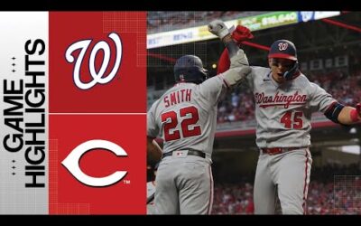 Nationals vs. Reds Game Highlights (8/4/23) | MLB Highlights