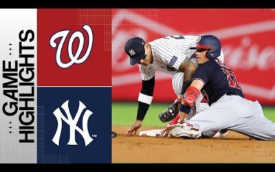 Nationals vs. Yankees Game Highlights (8/22/23) | MLB Highlights