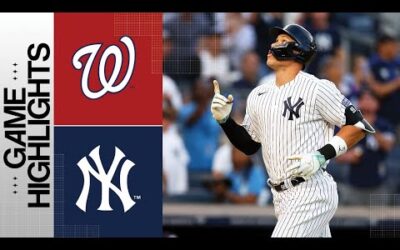 Nationals vs. Yankees Game Highlights (8/23/23) | MLB Highlights