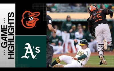 Orioles vs. A’s Game Highlights (8/18/23) | MLB Highlights