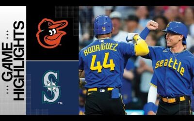 Orioles vs. Mariners Game Highlights (8/11/23) | MLB Highlights