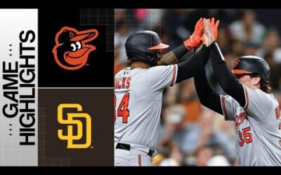 Orioles vs. Padres Game Highlights (8/14/23) | MLB Highlights