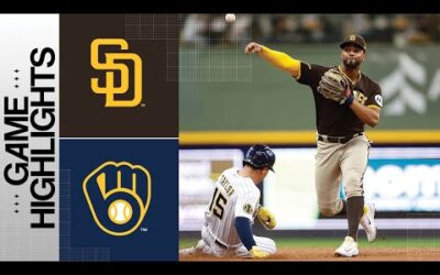 Padres vs. Brewers Game Highlights (8/26/23) | MLB Highlights