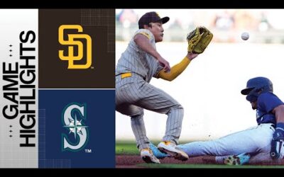 Padres vs. Mariners Game Highlights (8/8/23) | MLB Highlights