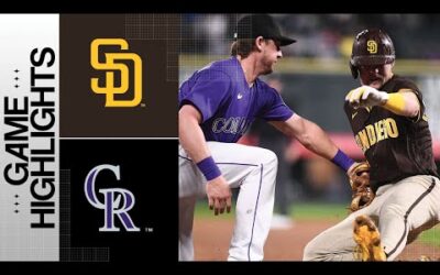 Padres vs. Rockies Game Highlights (7/31/23) | MLB Highlights