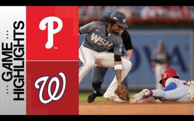 Phillies vs. Nationals Game Highlights (8/18/23) | MLB Highlights