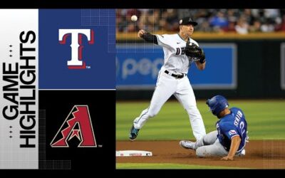 Rangers vs. D-backs Game Highlights (8/21/23) | MLB Highlights