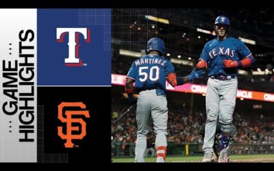 Rangers vs. Giants Game Highlights (8/11/23) | MLB Highlights