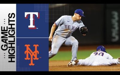 Rangers vs. Mets Game Highlights (8/28/23) | MLB Highlights