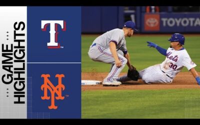 Rangers vs. Mets Game Highlights (8/30/23) | MLB Highlights