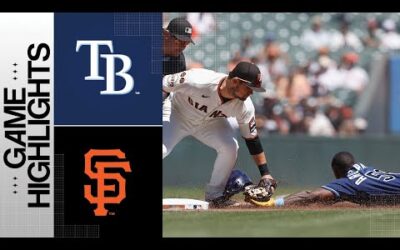 Rays vs. Giants Game Highlights (8/16/23) | MLB Highlights