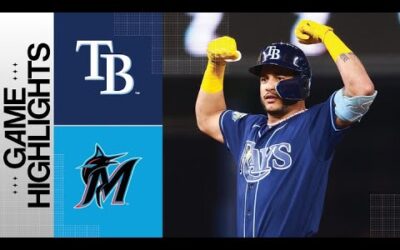 Rays vs. Marlins Game Highlights (8/29/23) | MLB Highlights