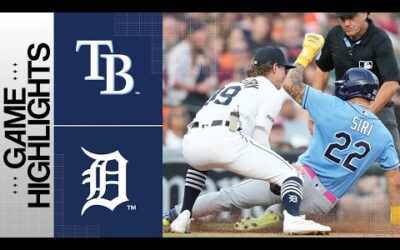 Rays vs. Tigers Game Highlights (8/4/23) | MLB Highlights