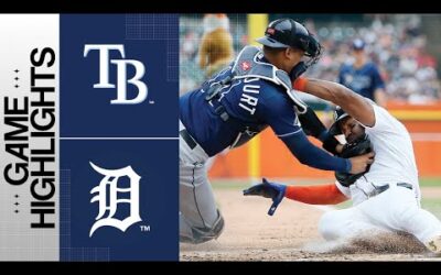 Rays vs. Tigers Game Highlights (8/6/23) | MLB Highlights