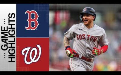 Red Sox vs. Nationals Game Highlights (8/15/23) | MLB Highlights