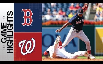 Red Sox vs. Nationals Game Highlights (8/17/23) | MLB Highlights