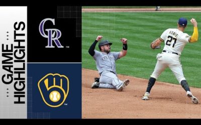 Rockies vs. Brewers Game Highlights (8/9/23) | MLB Highlights