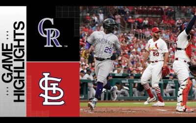 Rockies vs. Cardinals Game Highlights (8/4/23) | MLB Highlights