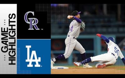 Rockies vs. Dodgers Game Highlights (8/10/23) | MLB Highlights