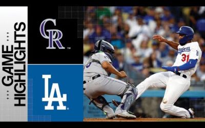 Rockies vs. Dodgers Game Highlights (8/11/23) | MLB Highlights